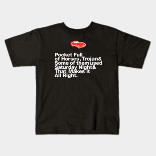 Little Red Corvette: Lyrical Jetset Kids T-Shirt